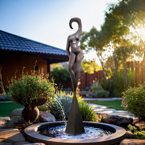 Bronze Figurative Sculpture – Modern Venus by Michael Vaynman, 160x30x26cm | ARTpark Australia