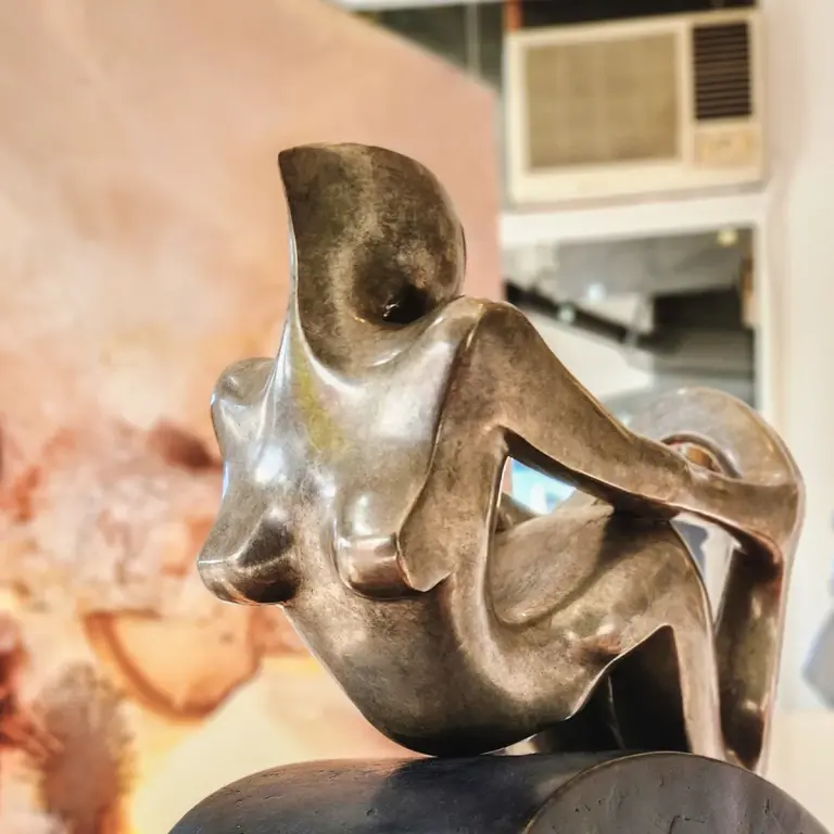 Bronze Figurative Sculpture – The Ark by Michael Vaynman, 51x25x25cm - view 6