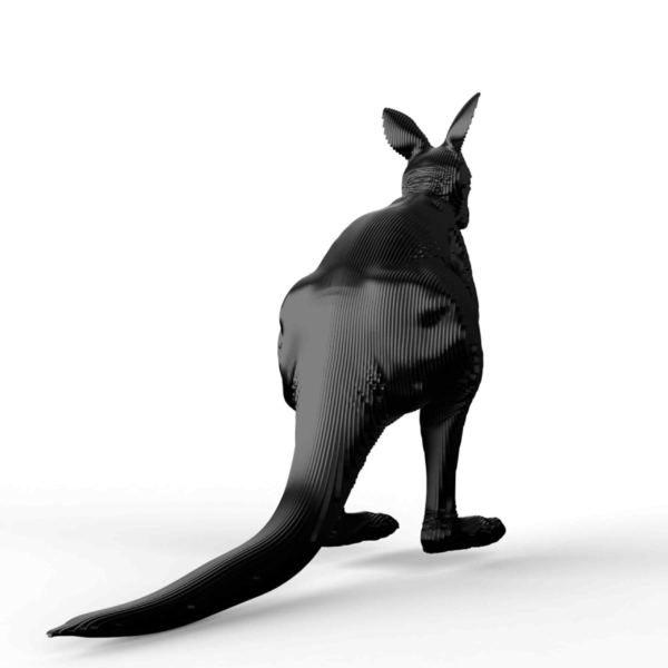 Corten Steel Kangaroo Sculpture – Roo by Jan Gomez, 100cm | ARTpark Australia