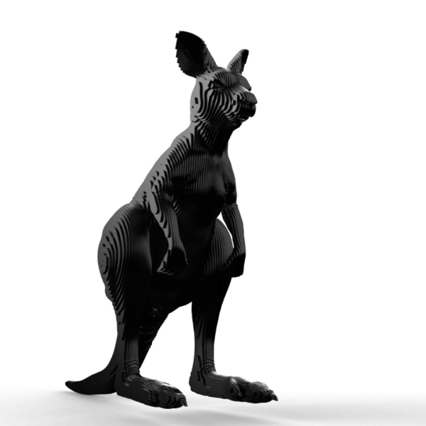 Corten Steel Kangaroo Sculpture – Roo by Jan Gomez, 100cm | ARTpark Australia