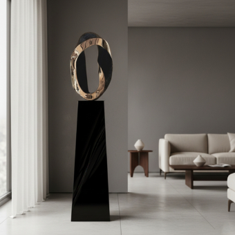 bronze interior sculpture