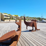 kangaroo sculpture