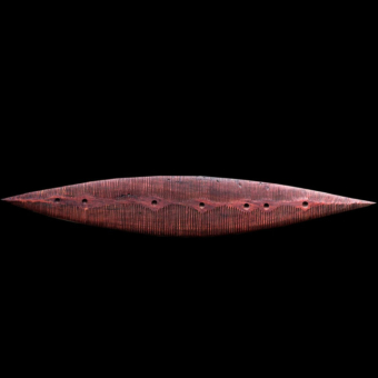 Timber Wall Sculpture – Akra by Lucas Guilbert, 252x60x7cm | ARTpark Australia