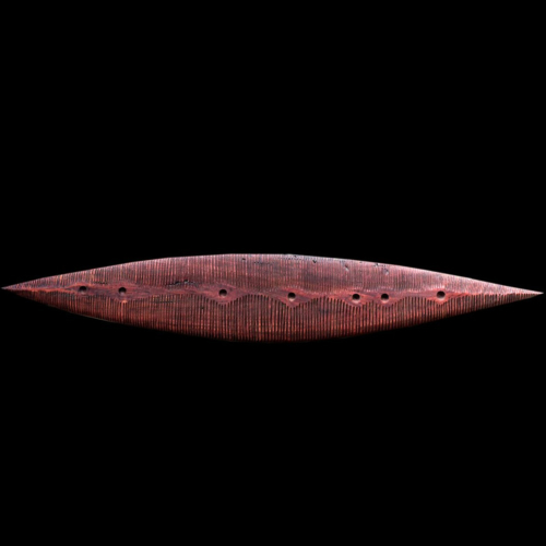 Timber Wall Sculpture – Akra by Lucas Guilbert, 252x60x7cm | ARTpark Australia