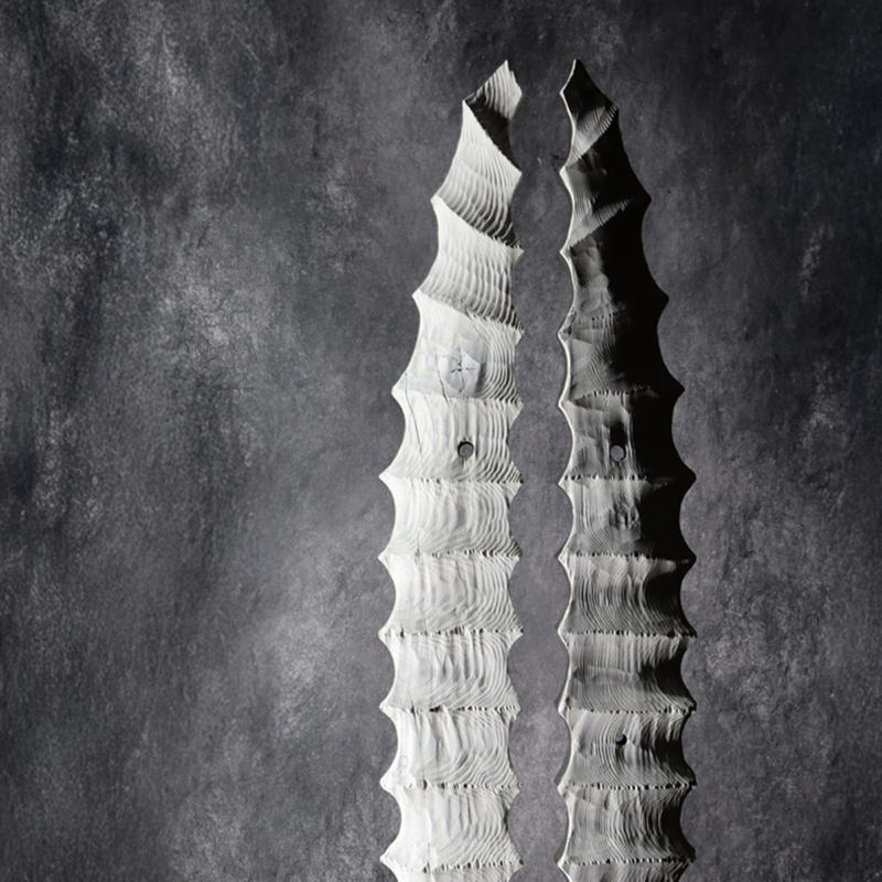 timber sculpture, totem sculpture, lucas guilbert sculpture