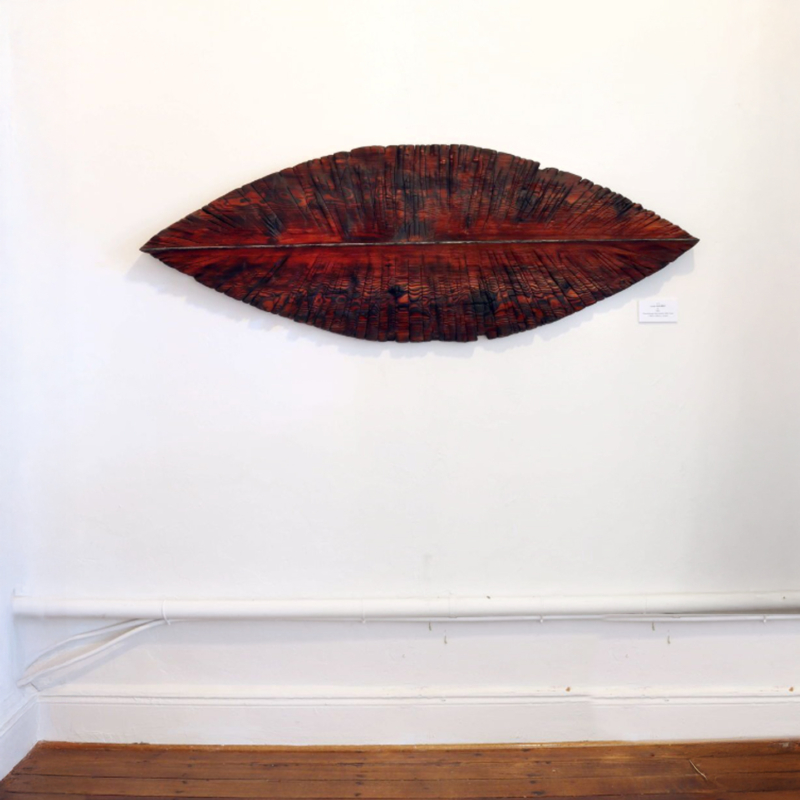 timber sculpture, totem sculpture, lucas guilbert sculpture