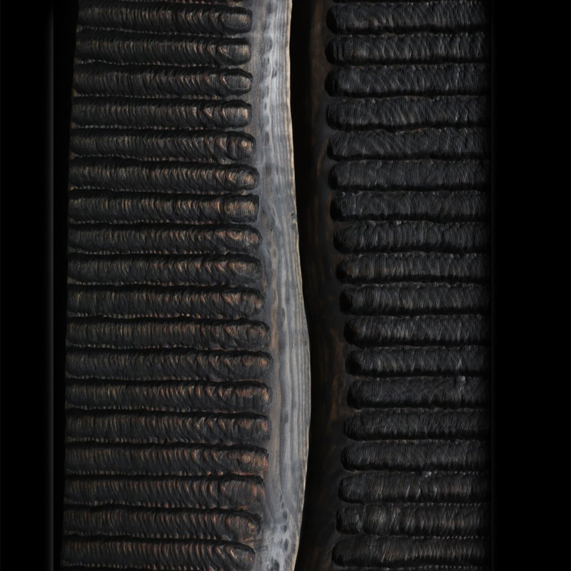 timber sculpture, totem sculpture, lucas guilbert sculpture