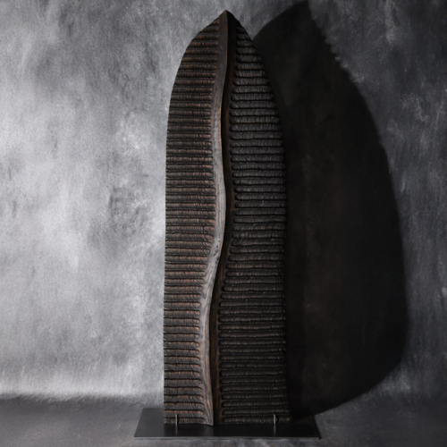 Timber Totem Sculpture – Doska by Lucas Guilbert, 220x70x15cm | ARTpark Australia