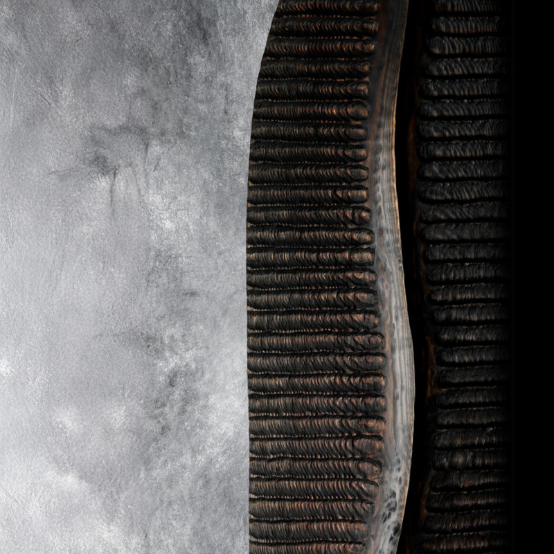 timber sculpture, totem sculpture, lucas guilbert sculpture