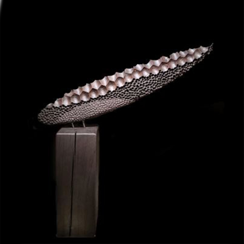 Pod-2B-timber sculpture, totem sculpture, lucas guilbert sculpture