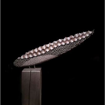 Timber Sculpture – Pod by Lucas Guilbert, 155x145x20cm | ARTpark Australia