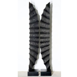 timber sculpture, totem sculpture, lucas guilbert sculpture