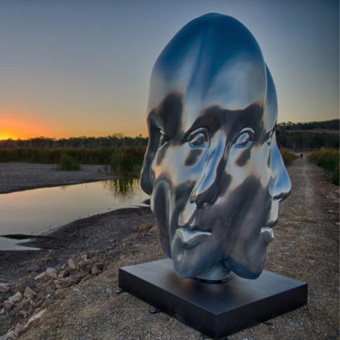 Fibreglass Figurative Sculpture – Woman by Sonia Payes | ARTpark Australia