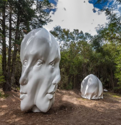Fibreglass Figurative Sculpture – Woman by Sonia Payes, 500cm | ARTpark Australia