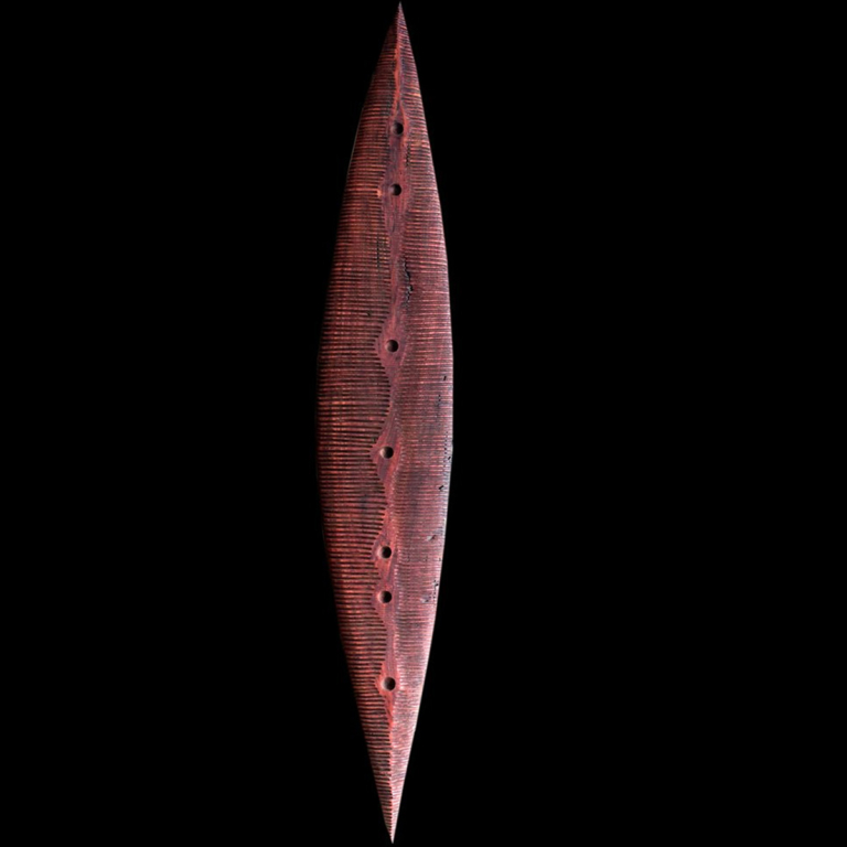 Timber Wall Sculpture – Akra by Lucas Guilbert, 252x60x7cm - view 4