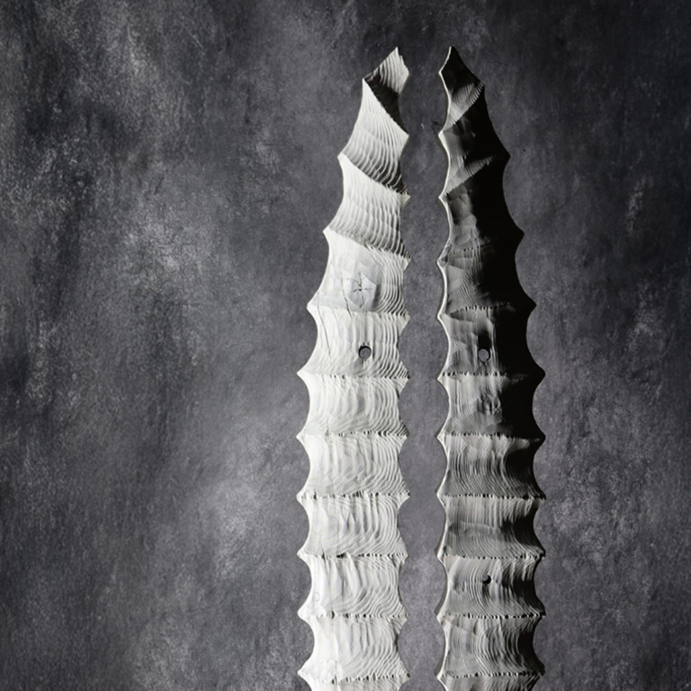 Timber Totem Sculpture – Bianco by Lucas Guilbert, 165x56x14cm - view 2