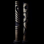 timber sculpture, totem sculpture
