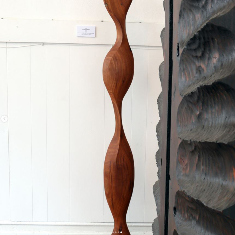 Timber Totem Sculpture – Ceta by Lucas Guilbert, 180cm - view 3