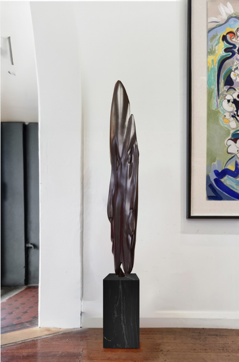 Bronze Figurative Sculpture – Emergence by Sonia Payes, 165cm - view 5