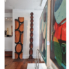 timber sculpture, totem sculpture, timber wall sculpture, timber wall art