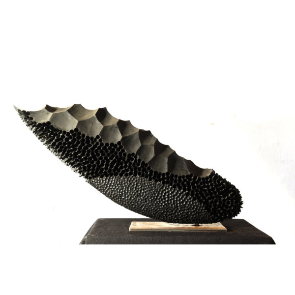 timber sculpture, totem sculpture, lucas guilbert sculpture