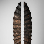 timber sculpture, totem sculpture, lucas guilbert sculpture