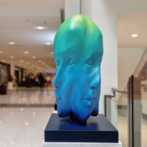 Fibreglass Figurative Sculpture – Woman by Sonia Payes, 60cm | ARTpark Australia