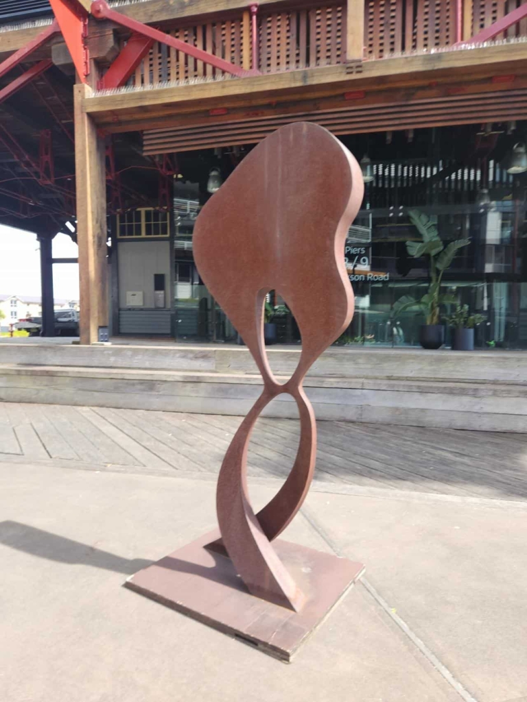 Mindful by Jason Aslin - Corten steel garden abstract sculpture, 2m - view 9