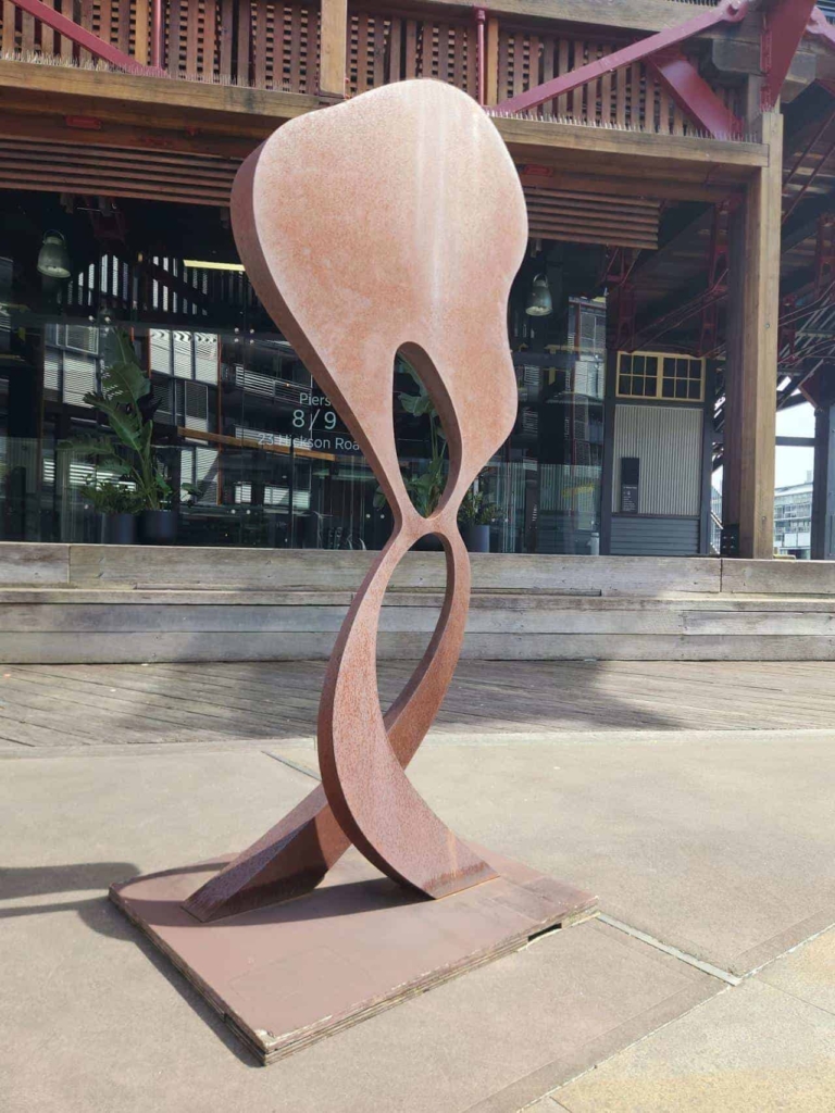 Mindful by Jason Aslin - Corten steel garden abstract sculpture, 2m - view 8